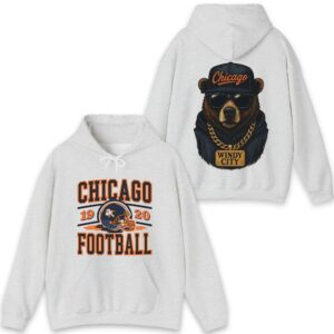 Vintage Chicago Football Sweatshirt 90s Bear Graphic Crewneck 02
