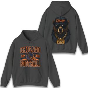 Vintage Chicago Football Sweatshirt 90s Bear Graphic Crewneck 03