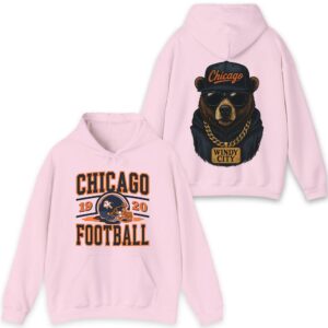 Vintage Chicago Football Sweatshirt 90s Bear Graphic Crewneck 06