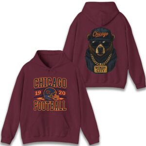 Vintage Chicago Football Sweatshirt 90s Bear Graphic Crewneck 07