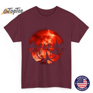 Welcome to the Upside Down Stranger Things Season 5 Sunset Silhouette T Shirt 03