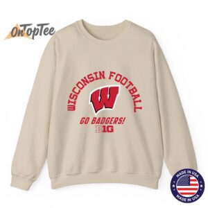 Wisconsin Badgers Big 10 Football Sweatshirt 03