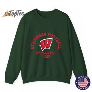 Wisconsin Badgers Big 10 Football Sweatshirt 04