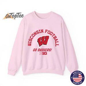 Wisconsin Badgers Big 10 Football Sweatshirt 06