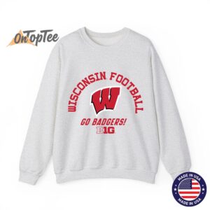 Wisconsin Badgers Big 10 Football Sweatshirt 07