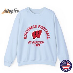 Wisconsin Badgers Big 10 Football Sweatshirt 08