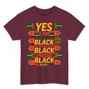 Yes I Am Mixed With Black Proud and Unapologetically Black T Shirt 3 05