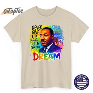 African American Black Dream Like King History Month T Shirt 03