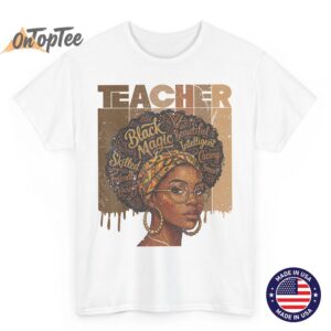 Black History Teacher Afro Woman African American Women T Shirt 04