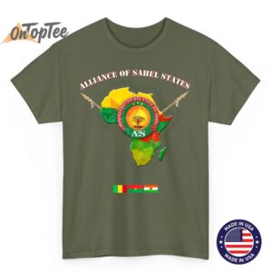 Burkina Faso Mali and Niger AES African Continent Novelty T Shirt 03