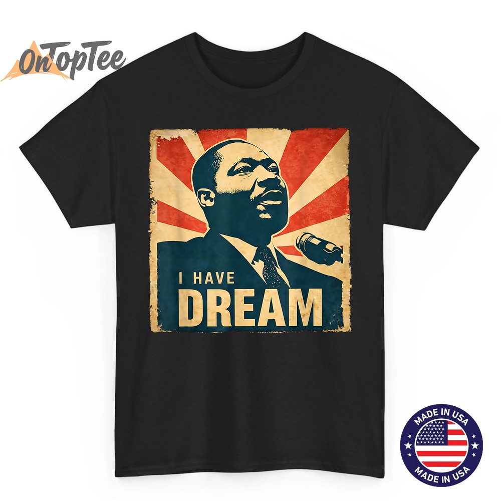 Dream Like King African American Black History Month Vintage T-Shirt Dream Like King African American Black History Month Vintage T-Shirt