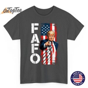 FAFO Trump Funny American Political T Shirt Patriotic USA Vintage Tee 02