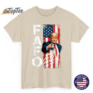 FAFO Trump Funny American Political T Shirt Patriotic USA Vintage Tee 03
