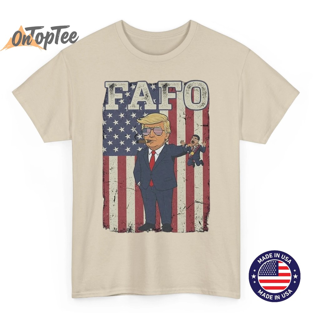 FAFO Trump Vintage T-Shirt – Patriotic Political Statement Tee 2026 FAFO Trump Vintage T-Shirt – Patriotic Political Statement Tee 2026