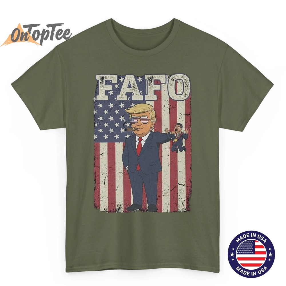 FAFO Trump Vintage T-Shirt – Patriotic Political Statement Tee 2026 FAFO Trump Vintage T-Shirt – Patriotic Political Statement Tee 2026