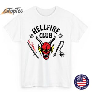 Hellfire Club Stranger Things T Shirt Season 4 Eddie Munson Shirt Retro Hawkins DD Fan Tee 06