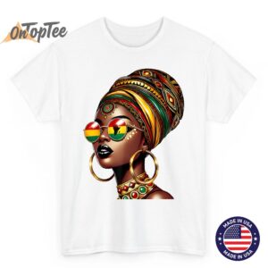 IAM Black History Afro Woman 1865 Vibes Black History T Shirt 02