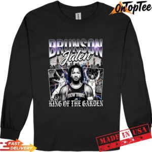 Jalen Brunson Long Sleve The Brunson Burner Vintage Graphic Tee