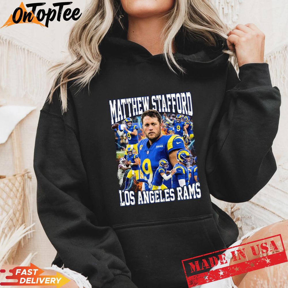 Matthew Stafford Los Angeles Rams Shirt – Vintage Style Fan Gift Matthew Stafford Los Angeles Rams Shirt – Vintage Style Fan Gift