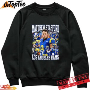 Matthew Stafford Los Angeles Rams Shirt - Vintage Style Fan Gift 1 Matthew Stafford Los Angeles Rams Sweatshirt