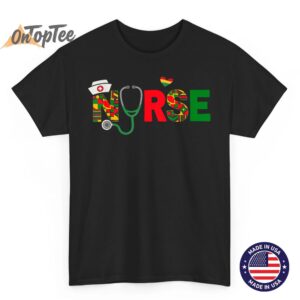 Nurse Black Women Juneteenth T-Shirt