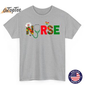 Nurse Black Women Juneteenth T-Shirt 3 Nurse Black Women Juneteenth T Shirt 04