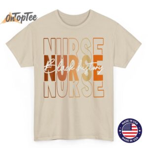 Nurse for Women Black History Month Registered Nurse T Shirt 03