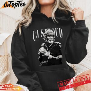 Retro Cj Stroud Houston Football Hoodie