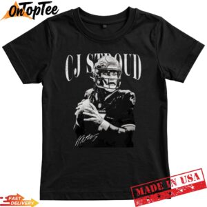 Retro CJ Stroud Houston Football Shirt – Vintage 90s Quarterback Tee