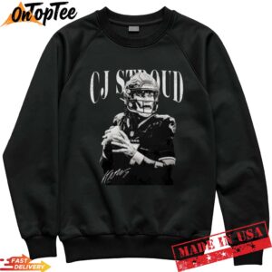 Retro Cj Stroud Houston Football Sweatshirt