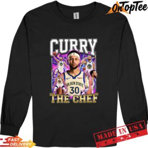 Stephen Curry Golden State The Chef Basketball T-Shirt 2 Stephen Curry Golden State The Chef Basketball Long Sleve