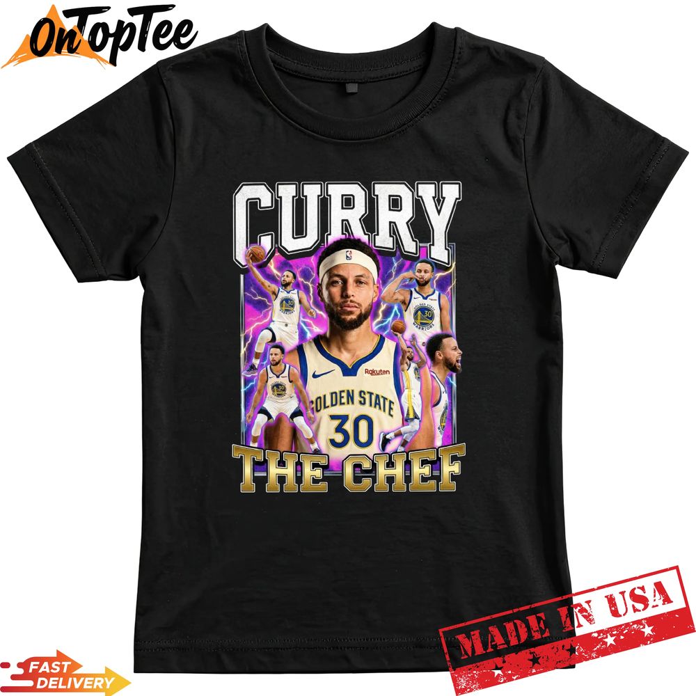 Stephen Curry Golden State The Chef Basketball T-Shirt Stephen Curry Golden State The Chef Basketball T-Shirt