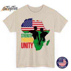 Strength Through Unity Ancestor Approved Pan Africanism Premium Tri Blend T Shirt 03