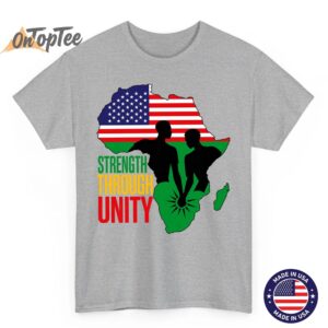Strength Through Unity Ancestor Approved Pan Africanism Premium Tri Blend T Shirt 04