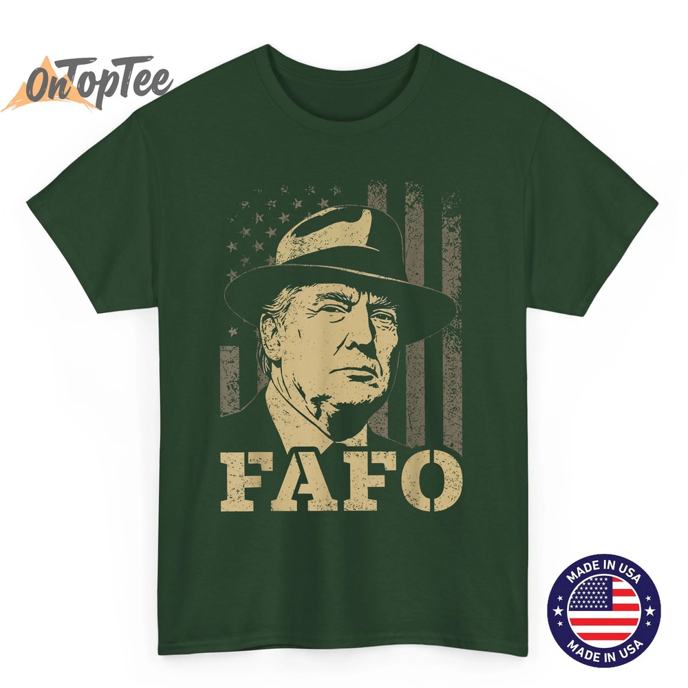 Vintage Fafo Trump Fafo American USA T-Shirt Vintage Fafo Trump Fafo American USA T-Shirt