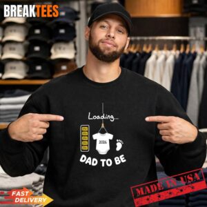 Dad To Be Loading 2026 Baby Announcement T-Shirt 3 Dad To Be Loading 2026 Baby Announcement T-Shirt 3